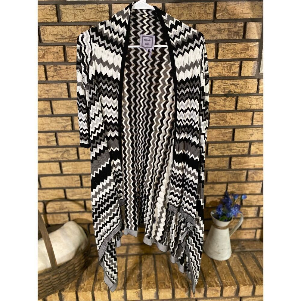 Michelle Nicole Knit Open Front Cardigan